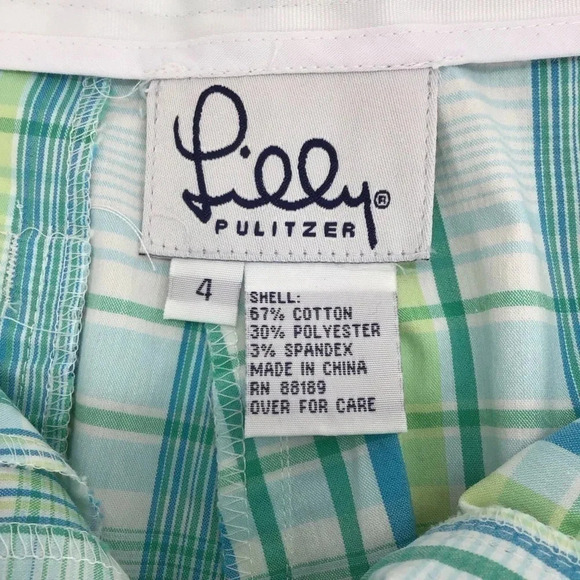Lilly Pulitzer Vintage Women’s Plaid Shorts - Picture 6 of 7